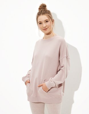 Ae fleece best sale crew neck sweatshirt