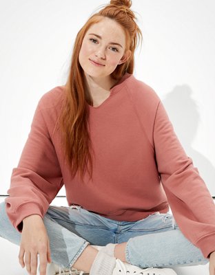 ae fleece crewneck sweatshirt