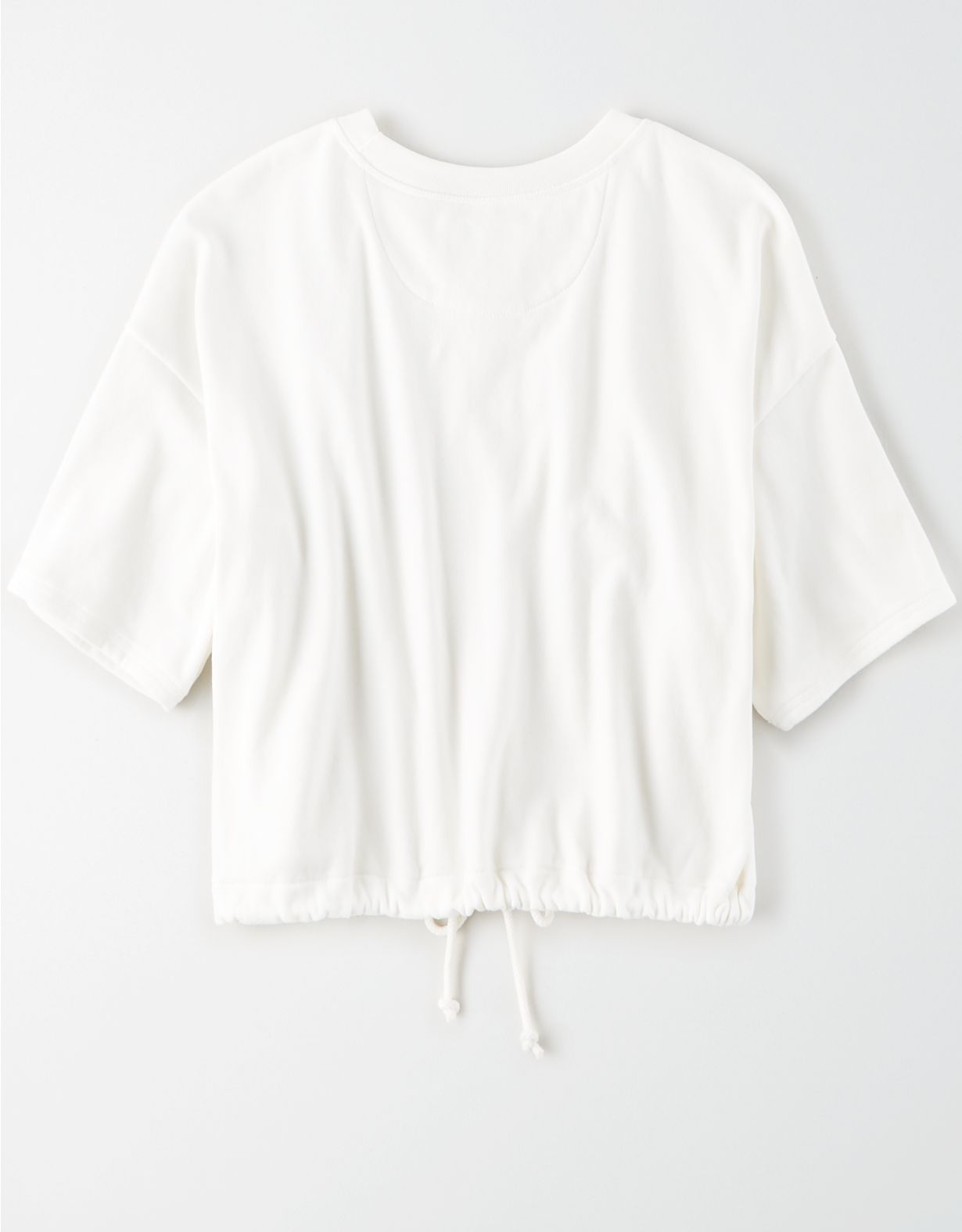 AE Fleece Short Sleeve Cinched Sweatshirt