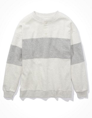 Женские худи American Eagle AE Forever Henley Sweatshirt — фото 3