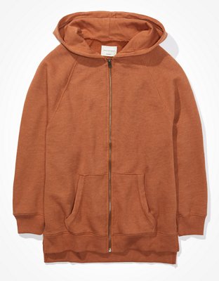 AE Fleece Oversized Zip Up Hoodie