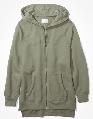 AE Fleece Oversized Zip Up Hoodie