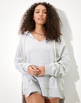 AE Fleece Notch Neck Hoodie