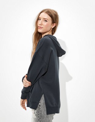 AE Fleece Oversized Side Slit Hoodie