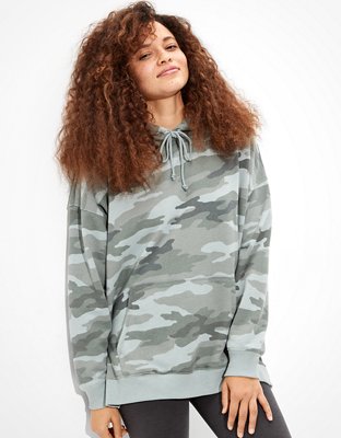 AE Fleece Oversized Side Slit Hoodie