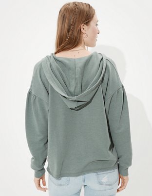 AE Fleece Puff Sleeve Hoodie