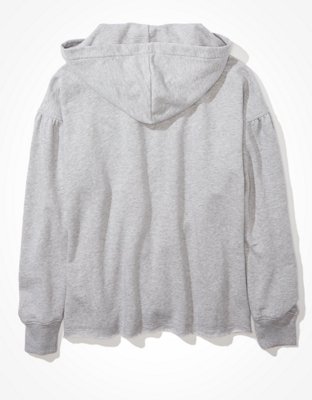 Женские худи American Eagle AE Fleece Puff Sleeve — фото 4