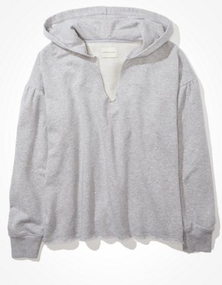 Женские худи American Eagle AE Fleece Puff Sleeve — фото 3