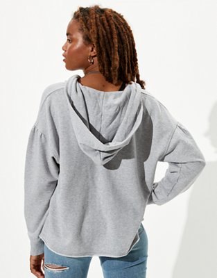Женские худи American Eagle AE Fleece Puff Sleeve — фото 2