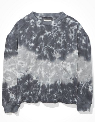 Женские худи American Eagle AE Forever Puff Sleeve Crew Neck Sweatshirt — фото 3