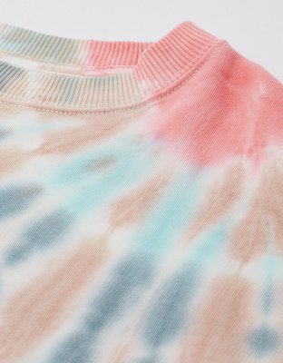 American Eagle Oversized Soft Tie-Dye Crewneck Sweatshirt - Size buy XXS