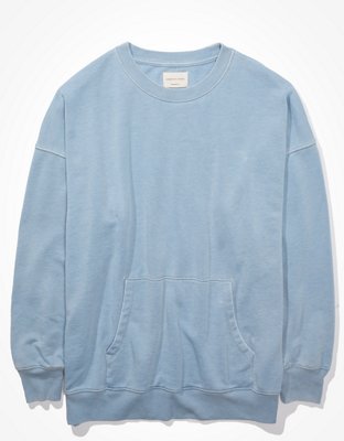 Женские худи American Eagle AE Oversized Fleece Crew Neck Sweatshirt — фото 3