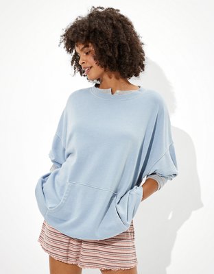 AE Oversized Fleece Crew Neck Sweatshirt