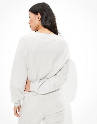 Женские худи American Eagle AE Forever Reverse Fleece Crew Neck Sweatshirt — фото 2