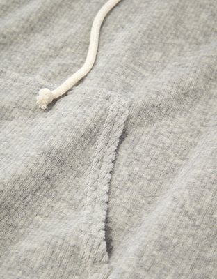 Женские худи American Eagle AE Fleece Velour Ribbed — фото 5