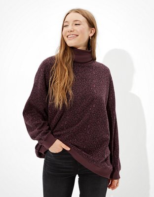 AE Forever Oversized Turtleneck Sweatshirt