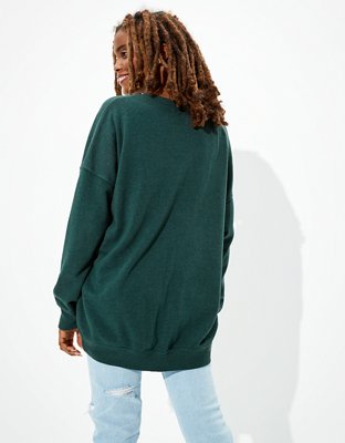 Женские худи American Eagle AE Forever Tunic Crew Neck Sweatshirt — фото 2
