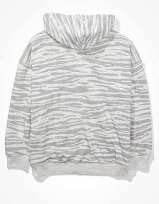 Женские худи American Eagle AE Fleece Printed Zip Up — фото 4