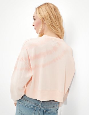 AE Fleece Cropped Crew Neck Sweatshirt