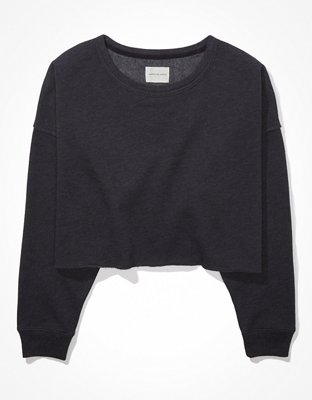 AE Fleece Cropped Crew Neck Sweatshirt