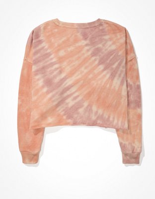 AE Fleece Cropped Crew Neck Sweatshirt