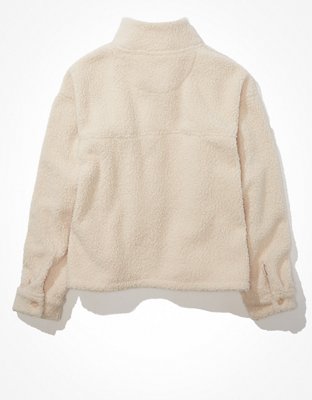 AE Sherpa Button-Up Shacket