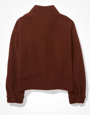 AE Sherpa Button-Up Shacket