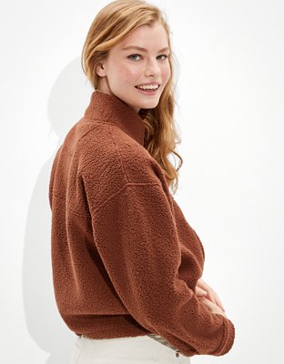 AE Sherpa Button-Up Shacket