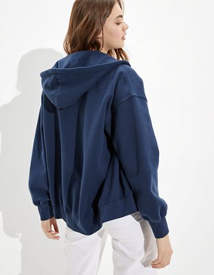 Женские худи American Eagle AE Oversized Zip-Up — фото 2