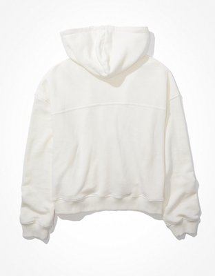 AE Cropped Zip-Up Bomber Hoodie