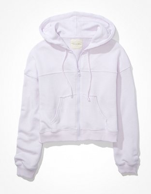 AE Cropped Zip-Up Hoodie