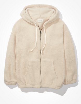 Sherpa hoodie hot sale american eagle