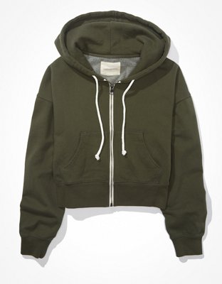 AE Forever Slouchy Zip Up Sweatshirt