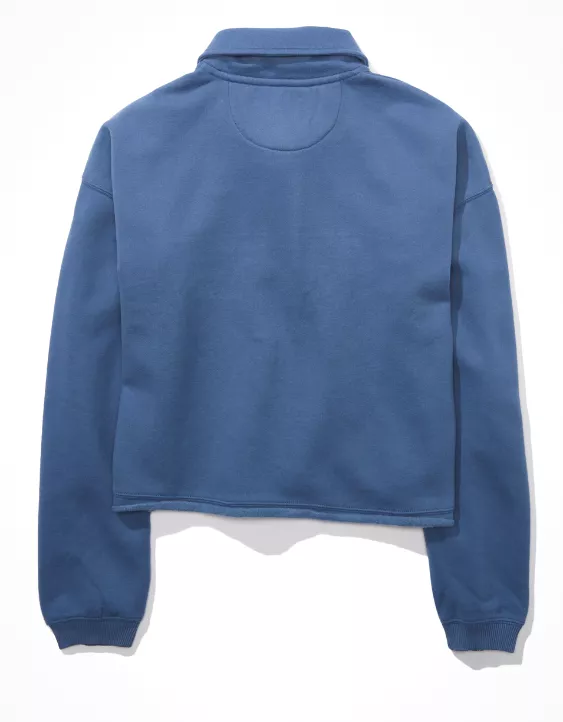 AE Cropped Polo Sweatshirt