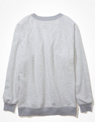Женские худи American Eagle AE Oversized V-Neck Sweatshirt — фото 4
