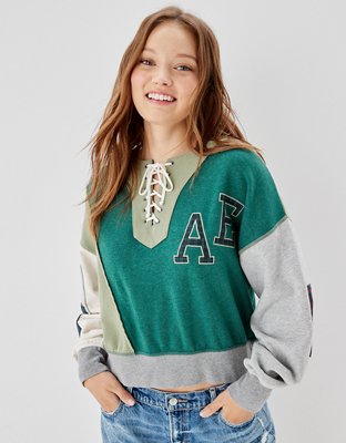 Lace sweatshirt cheap