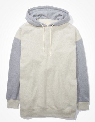 AE Oversized Colorblock Tunic Hoodie