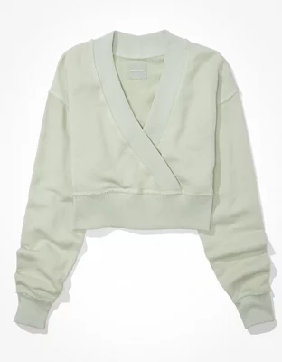 AE Wrap-Front Sweatshirt
