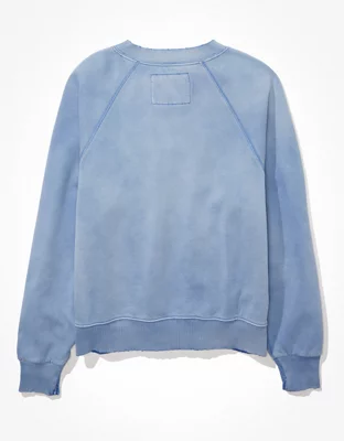 AE Notch Neck Graphic Sweatshirt
