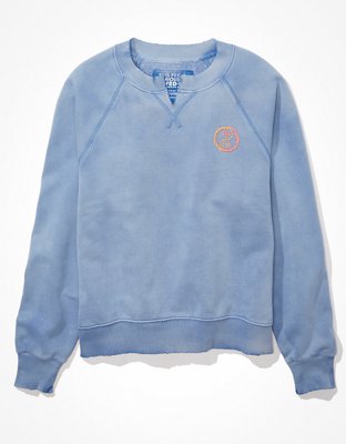 Женские худи American Eagle AE Notch Neck Graphic Sweatshirt — фото 4