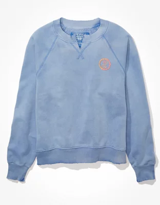 AE Notch Neck Graphic Sweatshirt