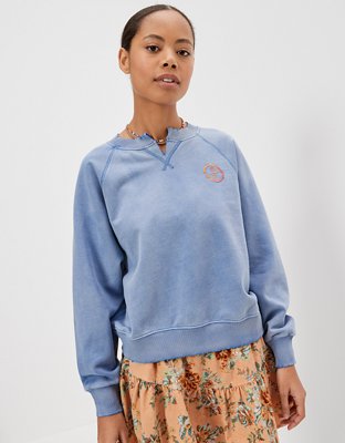 AE Notch Neck Graphic Sweatshirt