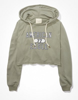 AE Fleece Cinched Henley Hoodie