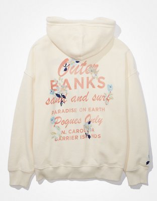 Женские худи American Eagle AE x Outer Banks Oversized Graphic Zip-Up — фото 4