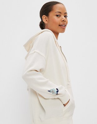 Женские худи American Eagle AE x Outer Banks Oversized Graphic Zip-Up — фото 5