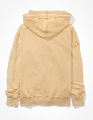 AE Textured Oversized Zip-Up Hoodie