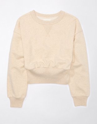 Женские худи American Eagle AE Cropped Fitted-Waist Sweatshirt — фото 3
