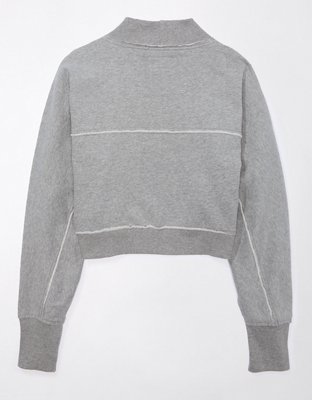 Женские худи American Eagle AE Cropped Shrug Sweatshirt — фото 4
