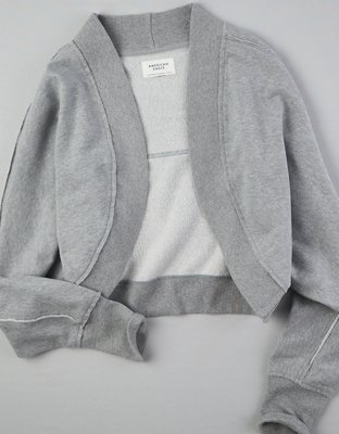 Женские худи American Eagle AE Cropped Shrug Sweatshirt — фото 5