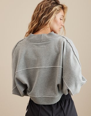 Женские худи American Eagle AE Cropped Shrug Sweatshirt — фото 2